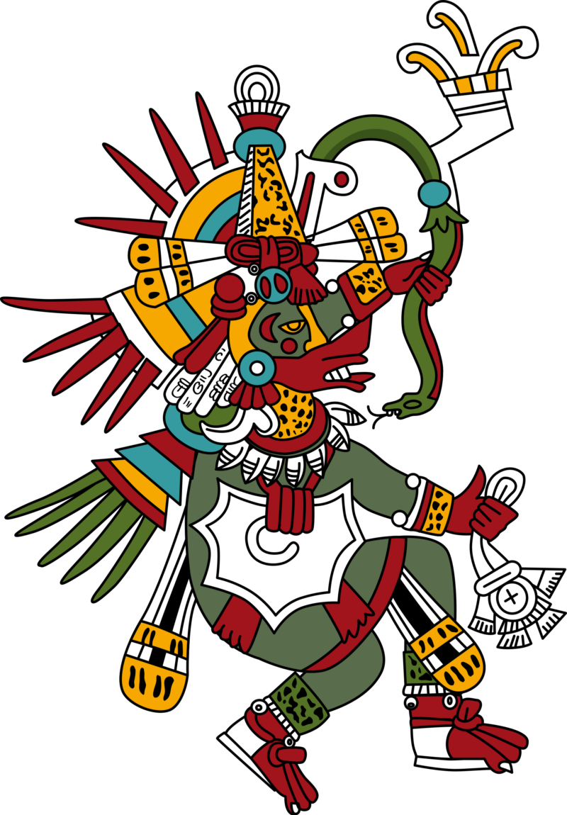 Je suis le Quetzalcoatl ,leserpent à plume temzazcal au Mexique